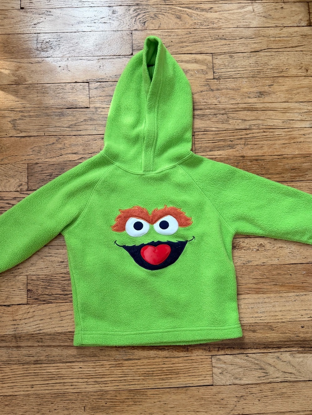 Vintage Oscar The Grouch Fleece Hoodie